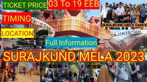mplaf 2023|surajkund mela 2023 ticket price.